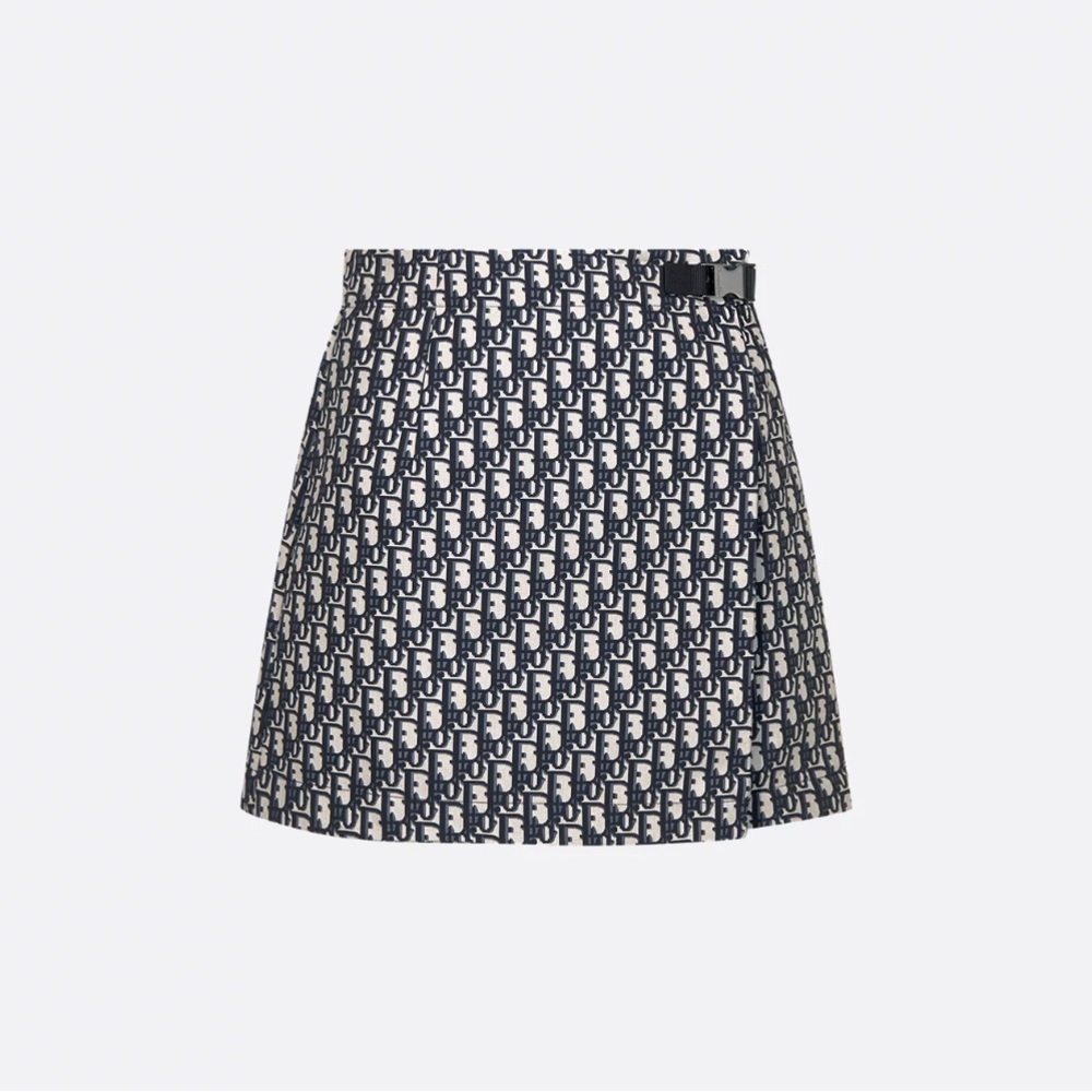 Dior Black and White A-Line Mini Skirt for Work